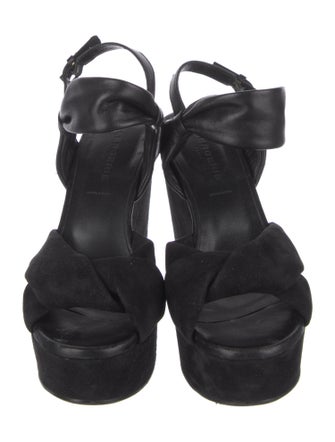 Robert Clergerie Suede Slingback Sandals