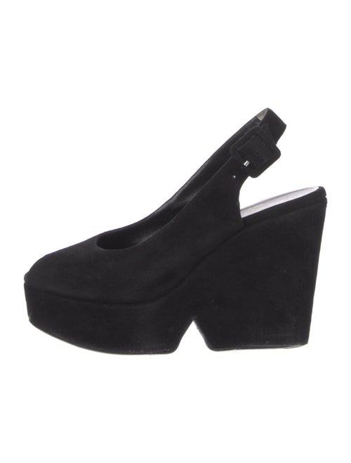 Robert Clergerie Suede Slingback Pumps