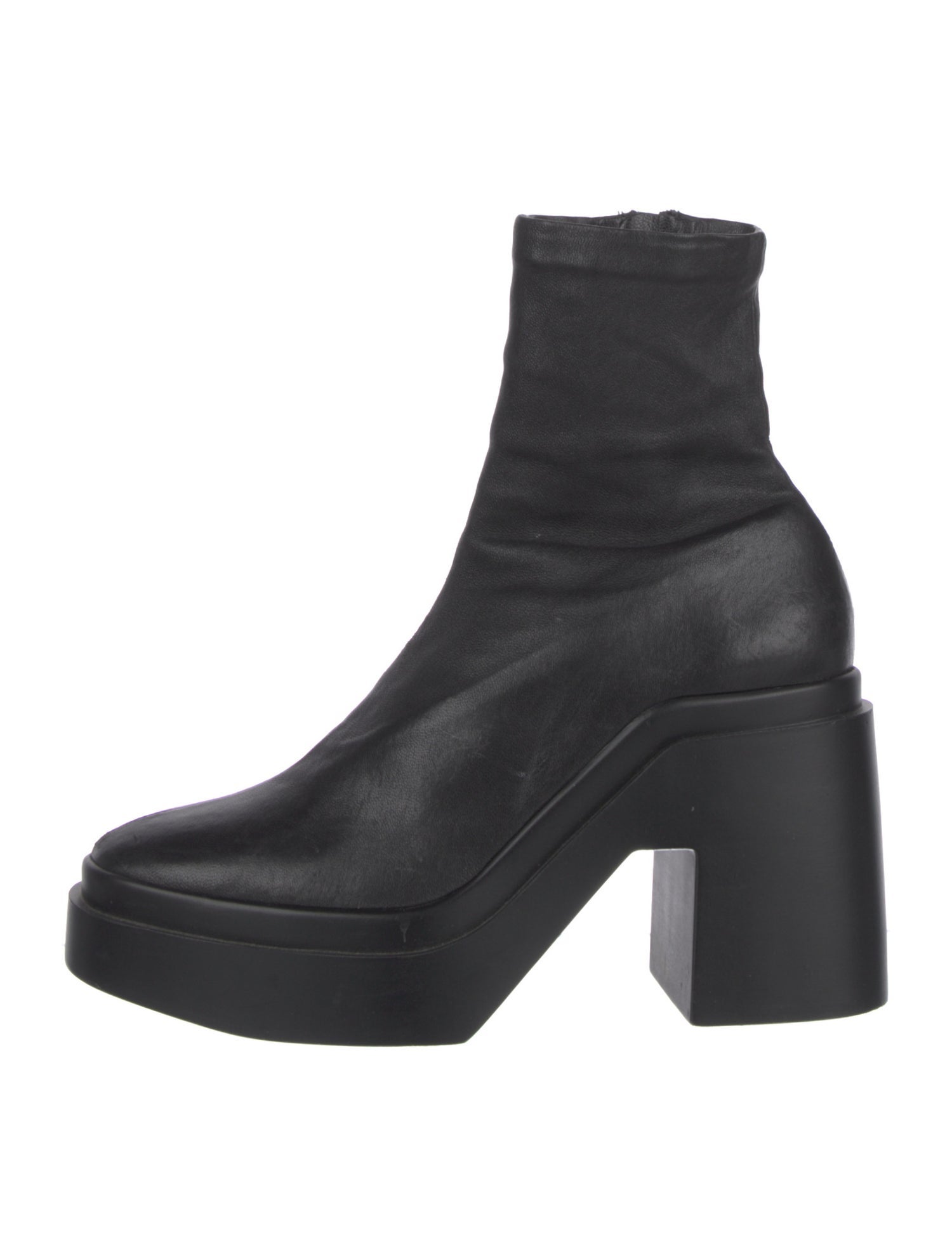 Robert Clergerie Leather Sock Boots