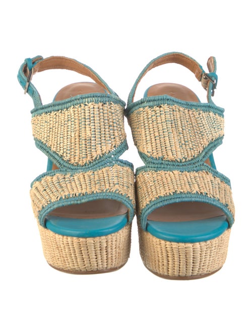 Robert Clergerie Leather Patterned Espadrilles