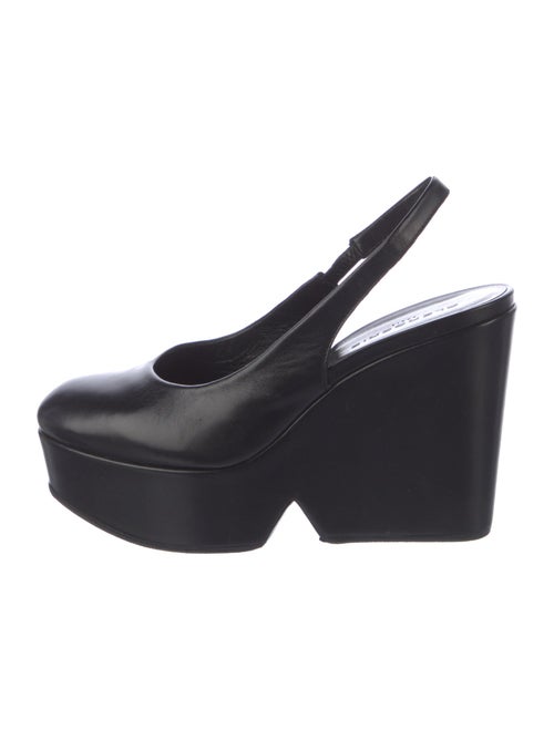Robert Clergerie Leather Slingback Pumps