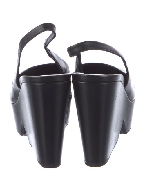 Robert Clergerie Leather Slingback Pumps