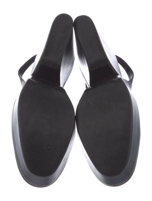 Robert Clergerie Leather Slingback Pumps