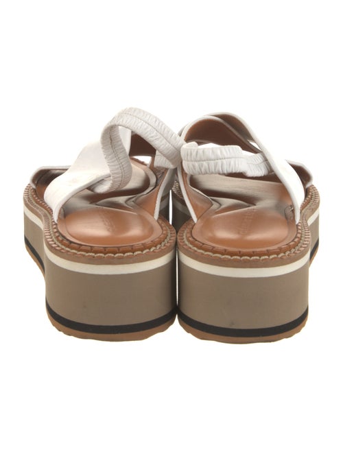 Robert Clergerie Leather Slingback Sandals