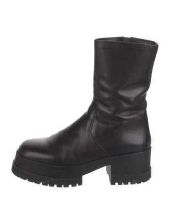 Robert Clergerie Leather Combat Boots