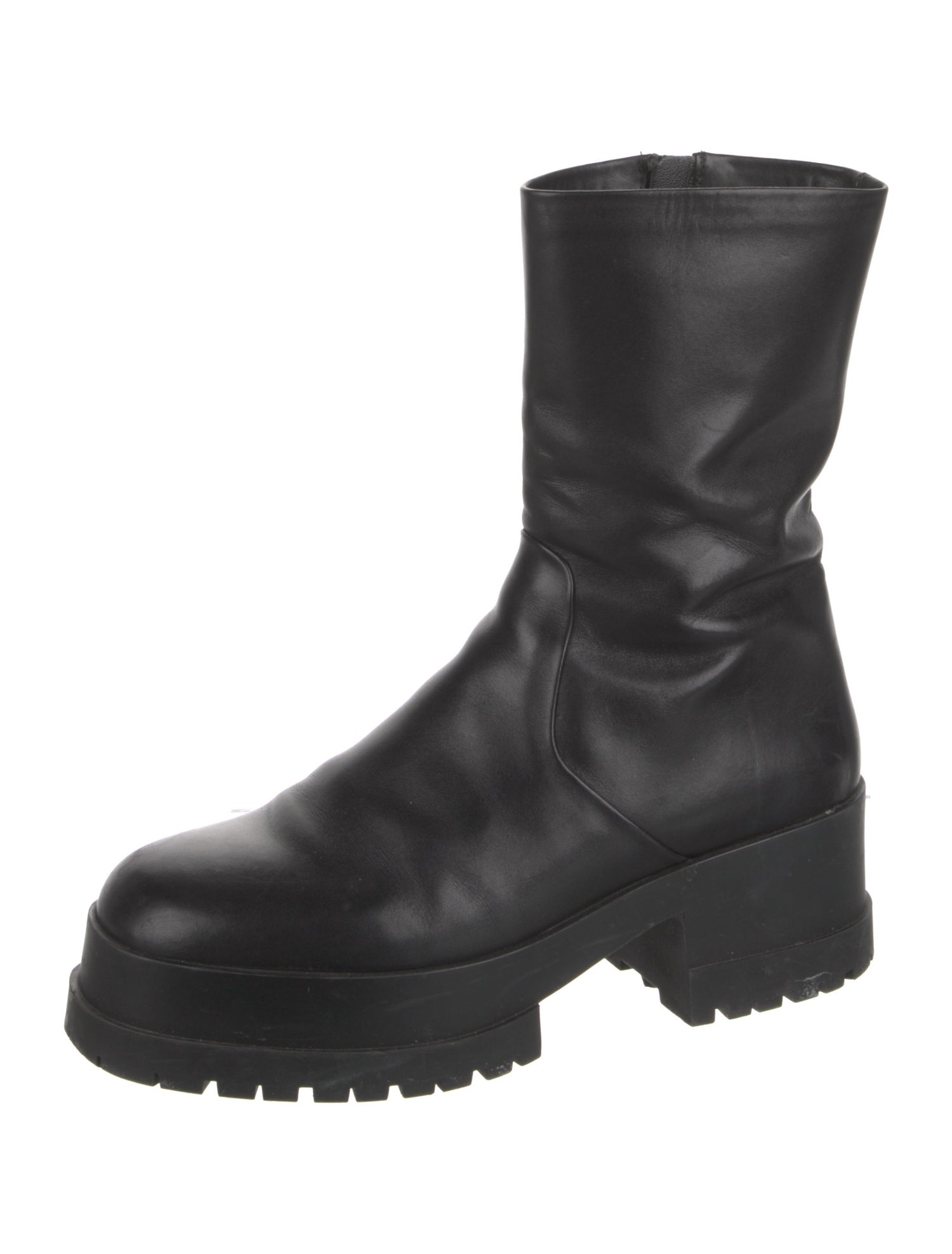 Robert Clergerie Leather Combat Boots