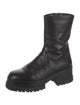 Robert Clergerie Leather Combat Boots