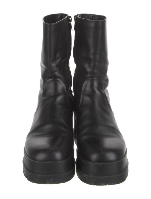 Robert Clergerie Leather Combat Boots