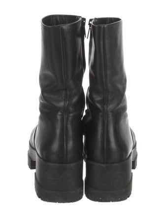 Robert Clergerie Leather Combat Boots