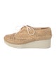 Robert Clergerie Straw Mesh Accents Oxfords