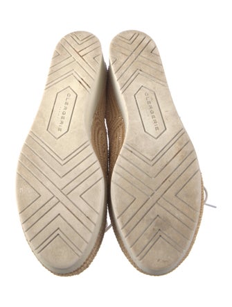 Robert Clergerie Straw Mesh Accents Oxfords