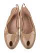 Robert Clergerie Patent Leather Slingback Flats
