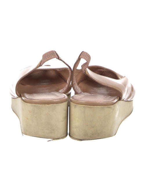 Robert Clergerie Patent Leather Slingback Flats