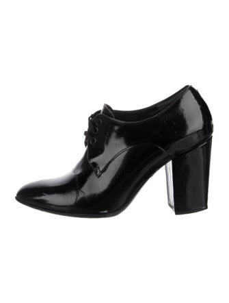 Robert Clergerie Patent Leather Lace-Up Boots