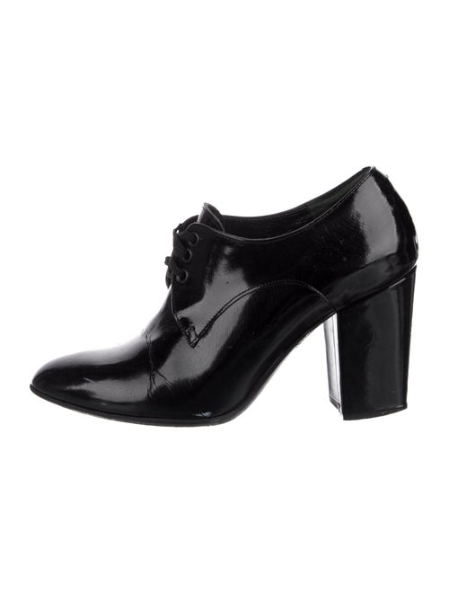 Robert Clergerie Patent Leather Lace-Up Boots