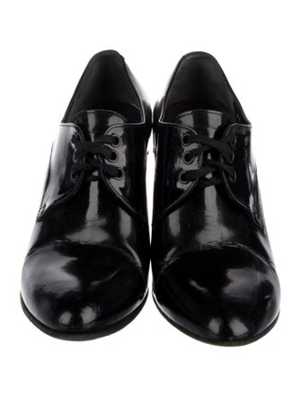 Robert Clergerie Patent Leather Lace-Up Boots