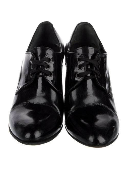 Robert Clergerie Patent Leather Lace-Up Boots