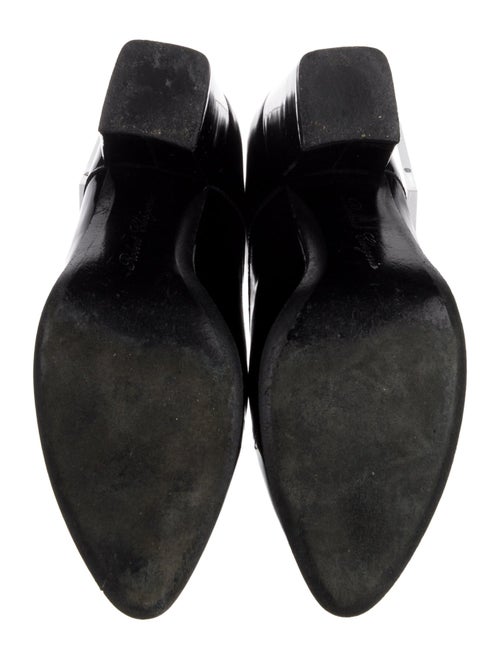 Robert Clergerie Patent Leather Lace-Up Boots