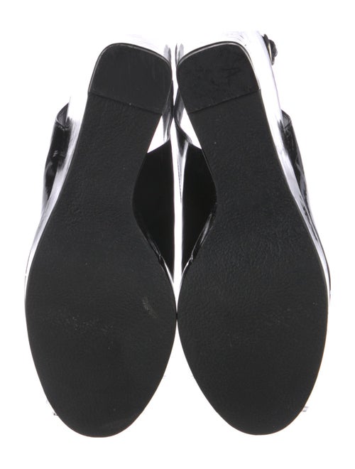 Robert Clergerie Patent Leather Slingback Pumps