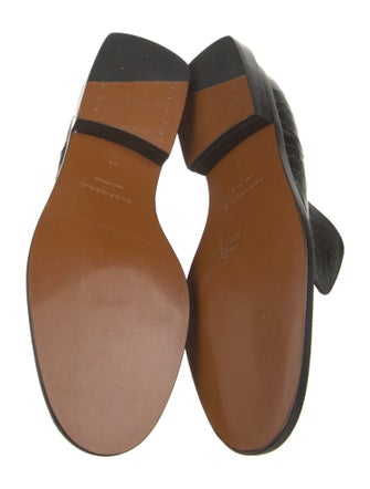 Robert Clergerie Embossed Leather Animal Print Oxfords