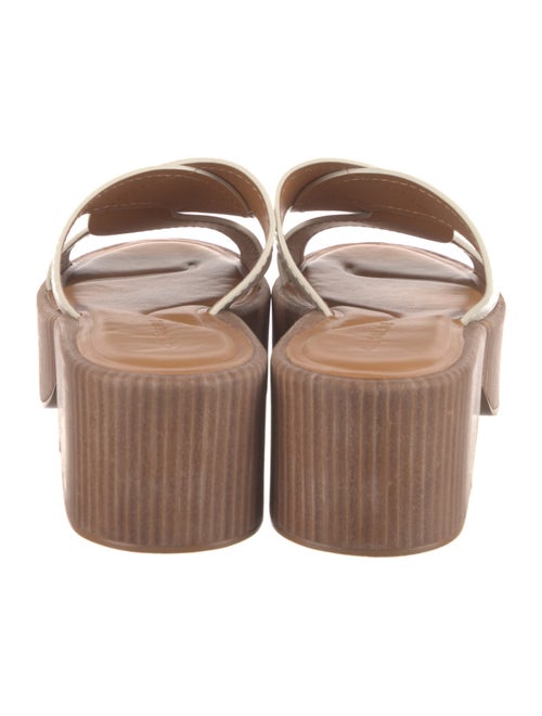 Robert Clergerie Leather Slides