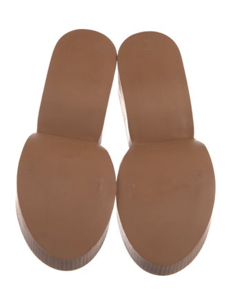 Robert Clergerie Leather Slides