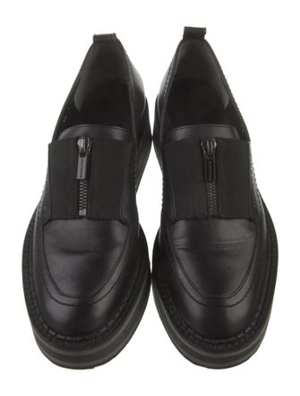 Robert Clergerie Intrecciato Weave Leather Oxfords
