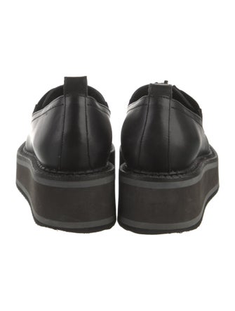 Robert Clergerie Intrecciato Weave Leather Oxfords