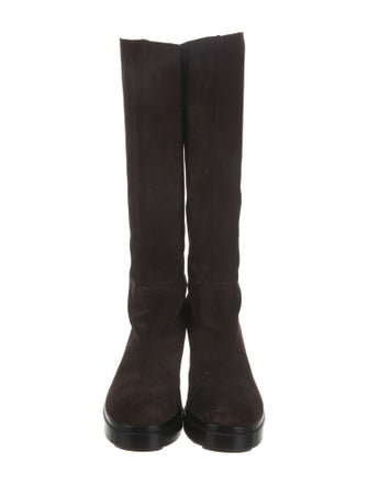 Robert Clergerie Suede Riding Boots