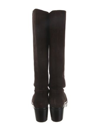 Robert Clergerie Suede Riding Boots
