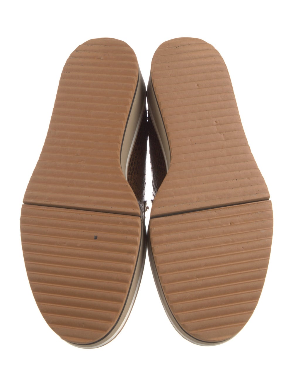 Robert Clergerie Python Mules Neutrals Animal Pri… - image 5