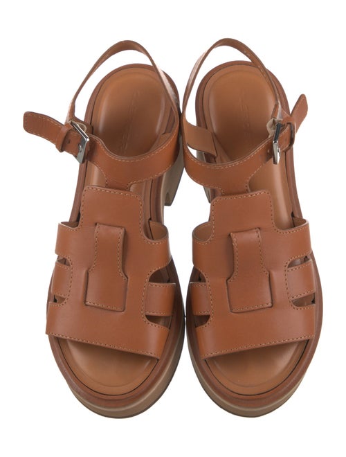 Robert Clergerie Leather Gladiator Sandals