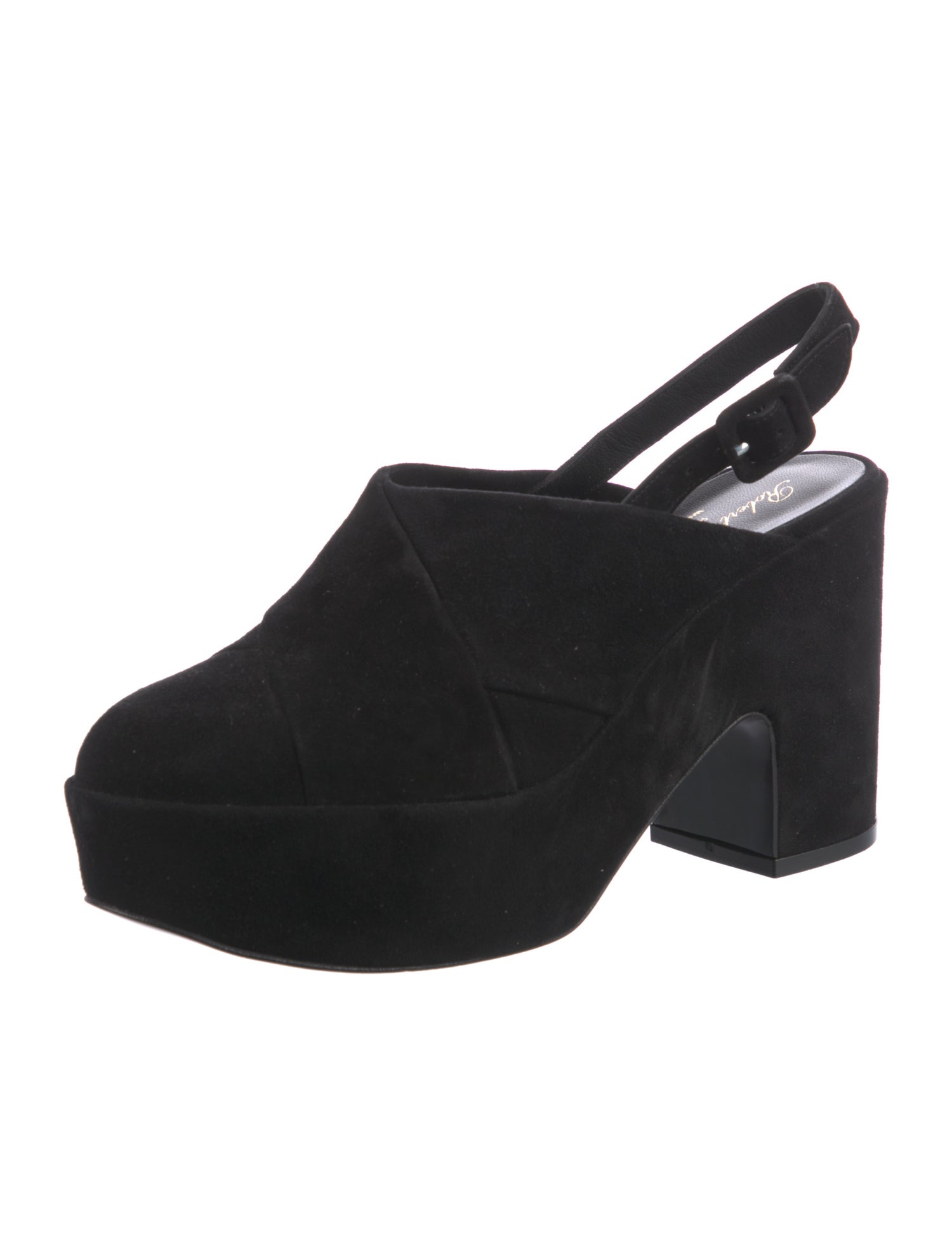 Robert Clergerie Suede Slingback Pumps