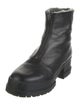 Robert Clergerie Leather Fur Trim Boots