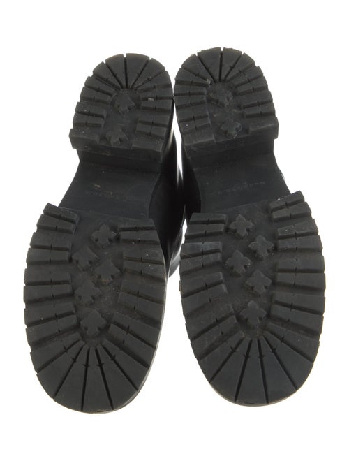 Robert Clergerie Leather Fur Trim Boots