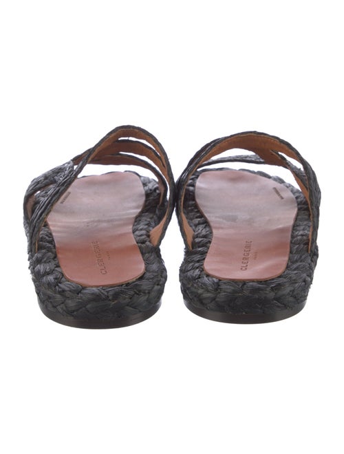Robert Clergerie Raffia Slides