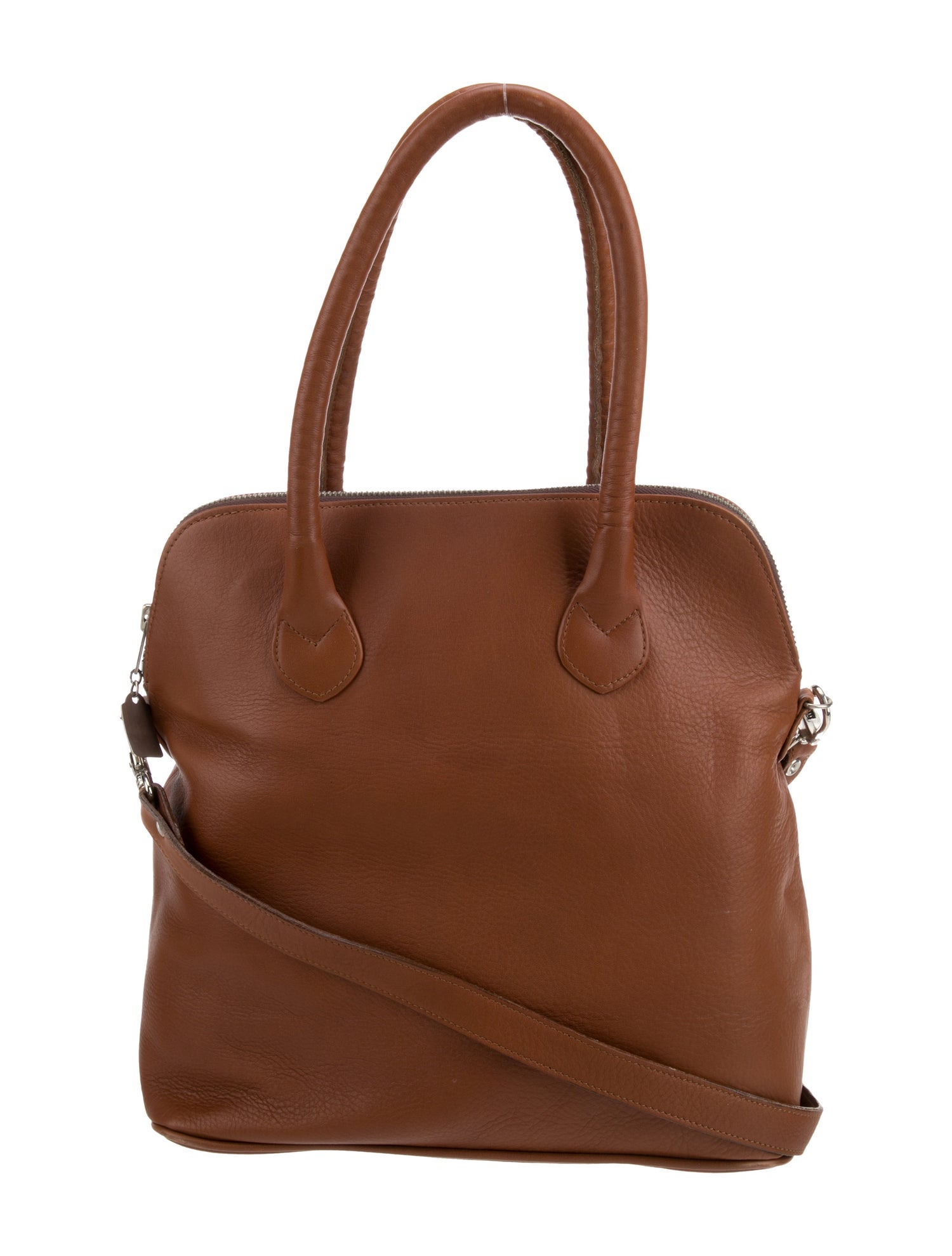 Robert Clergerie Leather Top Handle Bag