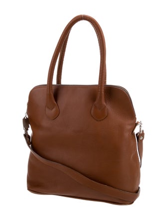 Robert Clergerie Leather Top Handle Bag