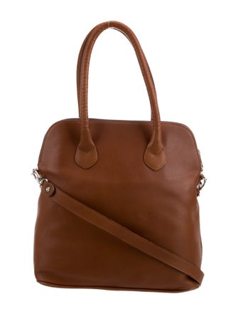 Robert Clergerie Leather Top Handle Bag