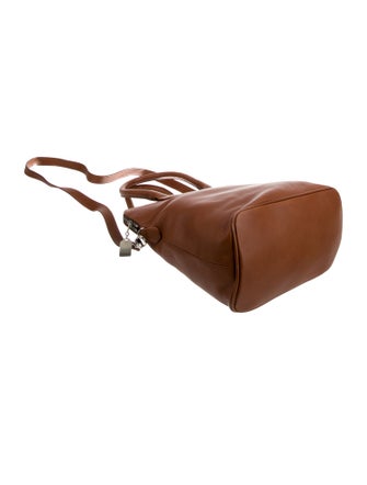 Robert Clergerie Leather Top Handle Bag
