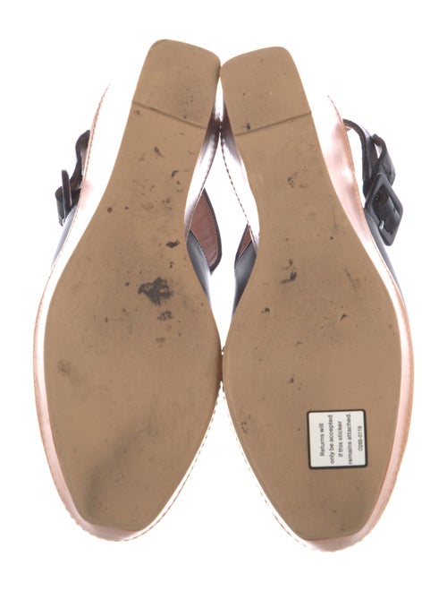 Robert Clergerie Leather Slingback Pumps