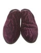 Robert Clergerie Velvet Mules
