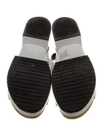 Robert Clergerie Leather Slingback Sandals