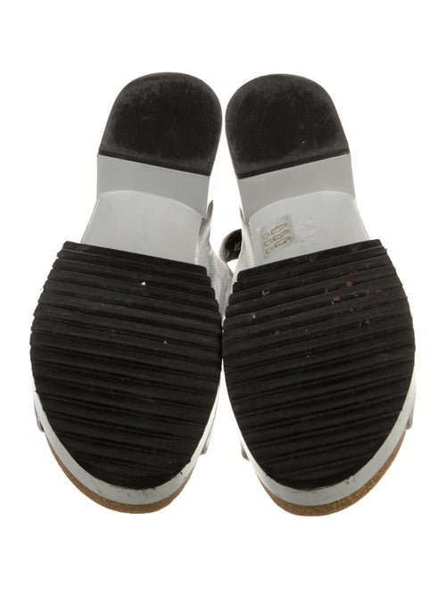 Robert Clergerie Leather Slingback Sandals