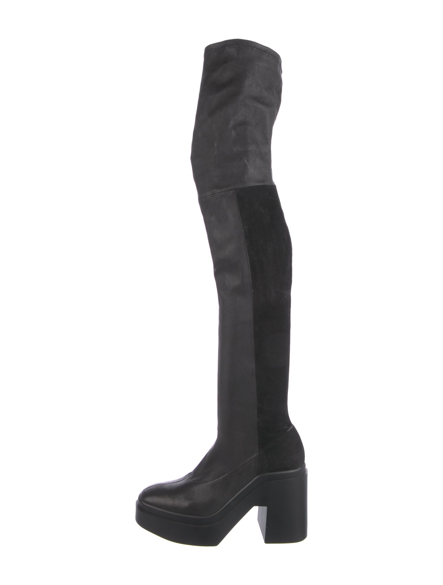 Robert Clergerie Leather Sock Boots