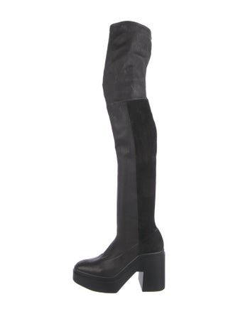 Robert Clergerie Leather Sock Boots