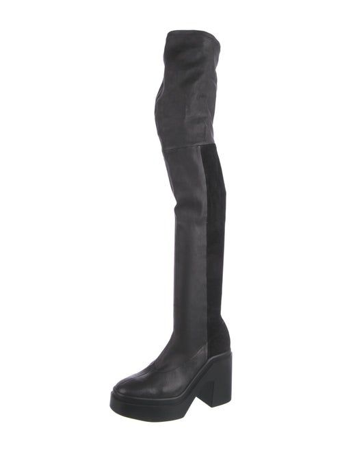 Robert Clergerie Leather Sock Boots