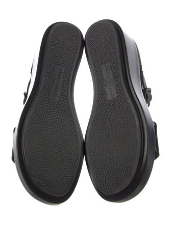 Robert Clergerie Patent Leather T-Strap Sandals