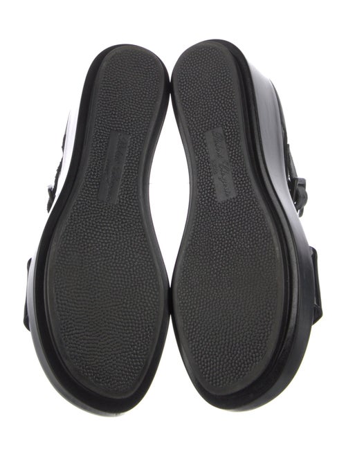 Robert Clergerie Patent Leather T-Strap Sandals