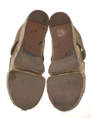 Robert Clergerie Printed Braided Accents Espadrilles